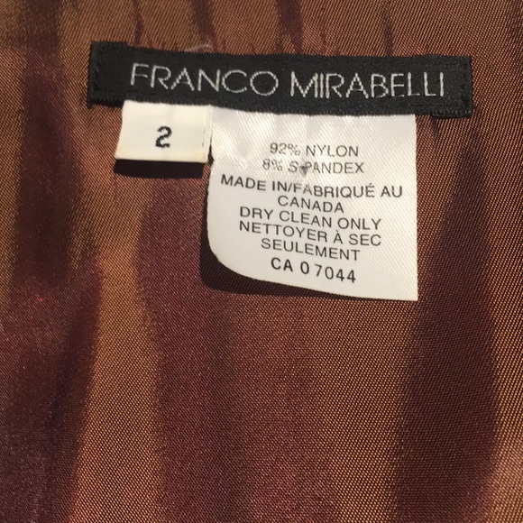 Franco Mirabelli Elegant Black Cocktail Dress - Picture 11 of 11